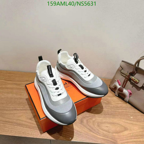 Hermes Men's Genuine Leather Sneakers - Stylish, Comfortable, and Durable