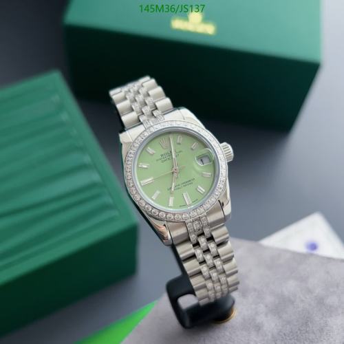 Rolex Women's Datejust 31 Watch, Stainless Steel with Diamond Bezel and Green Dial