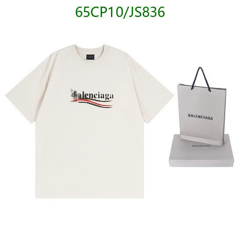 Balenciagaa Cotton T-Shirt - Stylish and Comfortable, Sizes XS to L - JS836