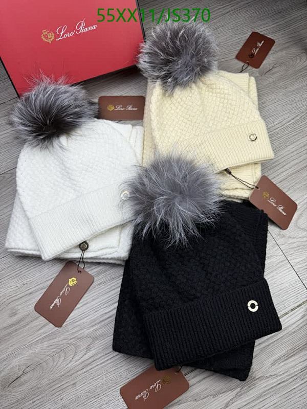 Loro Piana Wool Hat and Scarf Set - Stylish Winter Warmth, JS370