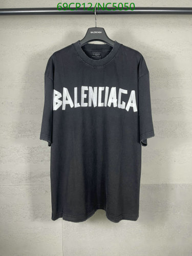 Balenciaga Cotton T-Shirt with White Logo - Casual Wear, XS to L Sizes