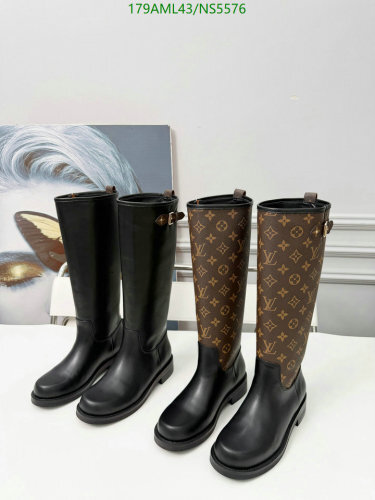 Louis Vuitton Women's Boots Cowhide + Sheepskin, EU35-42, Stylish and Durable