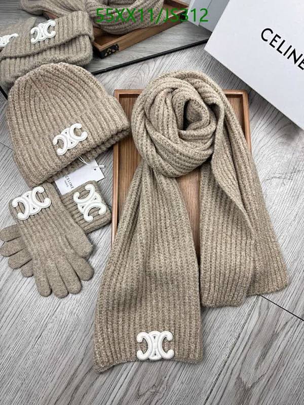 Celine Knitted Hat, Scarf and Gloves Set, Warm Winter Accessories