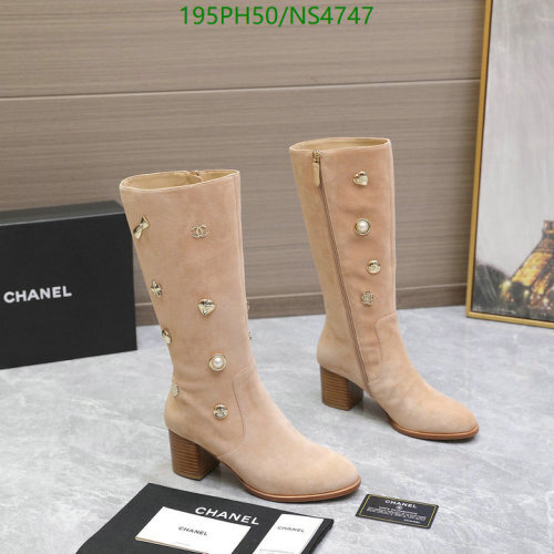 Chanel Women's Knee High Boots with Decorative Buttons - EU35-41