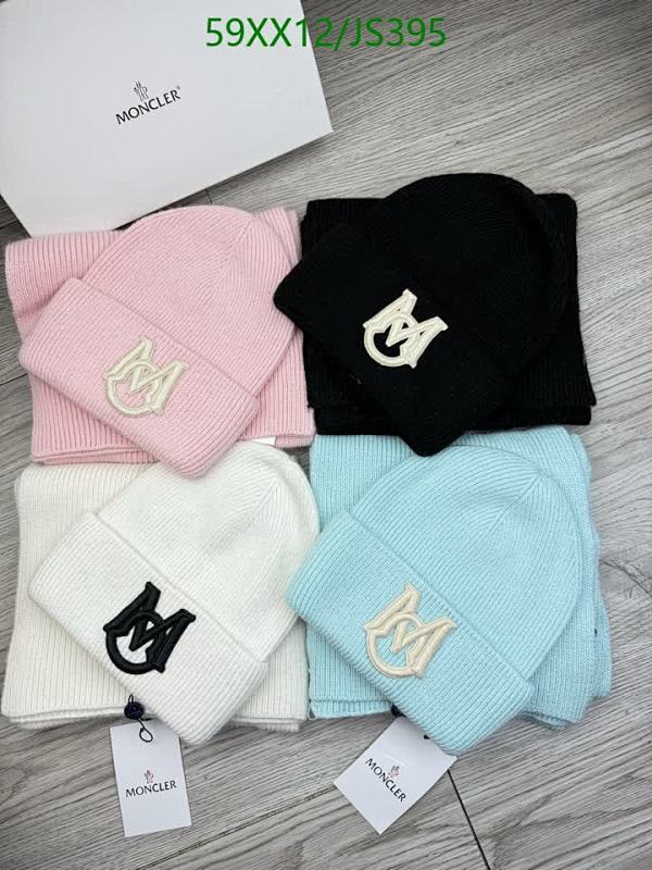 Moncler Wool Beanie and Scarf Set | Warm Winter Knit Set