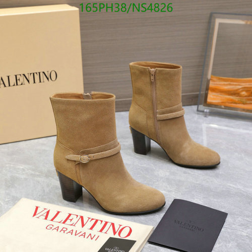 Valentino Garavani Suede Ankle Boots with Block Heel - Women's Shoes