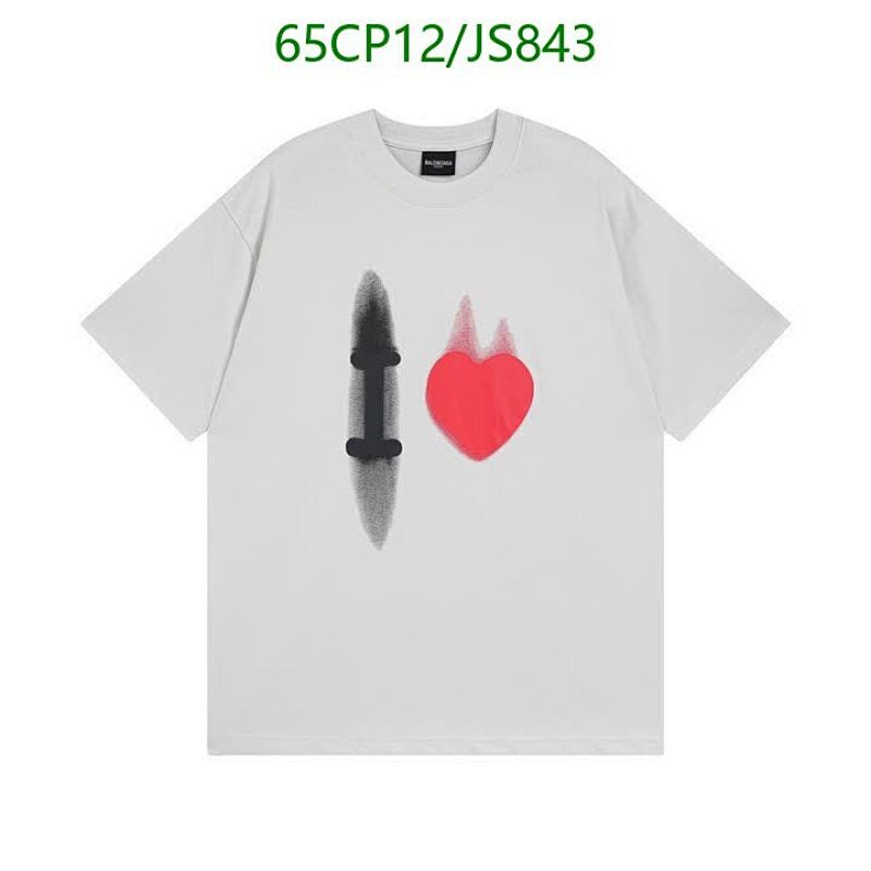 Balenciaga White Cotton T-Shirt with "I Heart" Graphic Print - Stylish & Trendy 5 Balenciaga White Cotton T-Shirt with "I Heart" Graphic Print - Stylish & Trendy