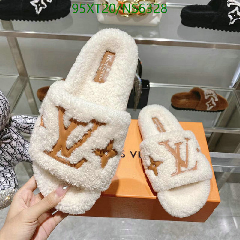 Louis Vuitton Women's Wool Slippers, Cozy & Stylish, Sizes EU35-41, Perfect Gift