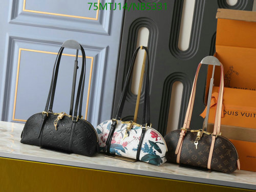 Louis Vuitton Coated Canvas Bag,32*15*6CM, Model:13086, For women