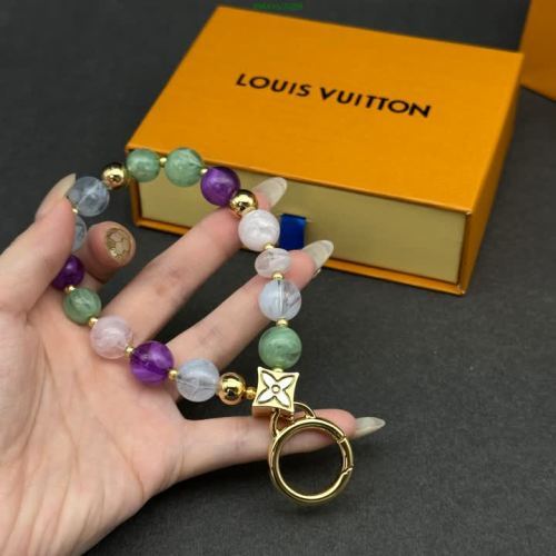 Louis Vuitton Multicolor Beaded Bracelet with Gold Hardware, Stylish Jewelry