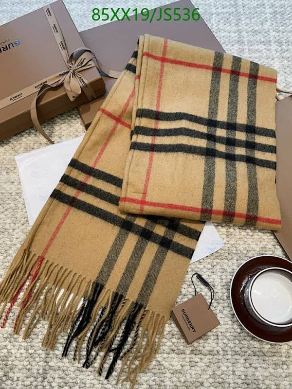 Burberry Classic Check Cashmere & Wool Scarf, 32 x 210 cm - Authentic Design 2 Burberry Classic Check Cashmere & Wool Scarf, 32 x 210 cm - Authentic Design