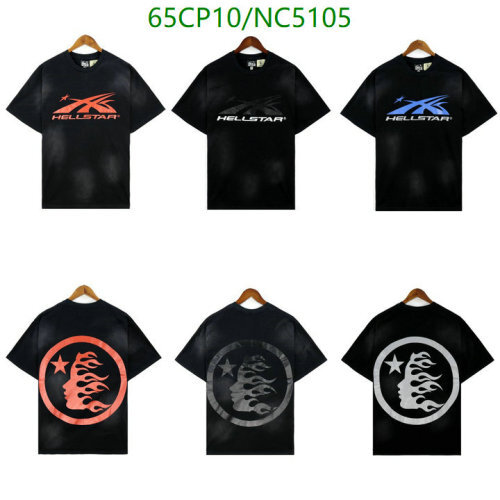 Hellstar Graphic Print T-Shirt - NC5105, Trendy Short Sleeve Tee, Sizes S-XL