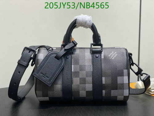 Louis Vuitton Duffle Bag with Damier Pixel Motif, 15 x 11 x 25 cm