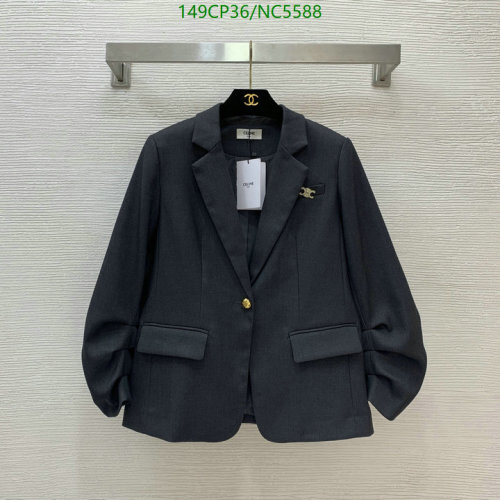 Celine Women's Single-Breasted Blazer - Classic Style, Comfortable Fit