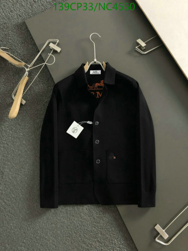 Elegant Black Jacket by Hermès - Timeless Style, Sizes M to 3XL Available