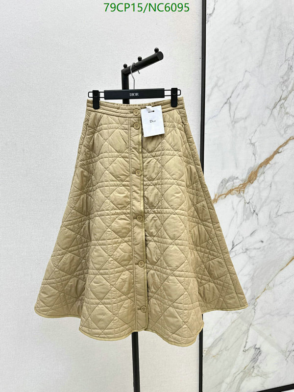 Dior Beige Cotton Blend Quilted Midi Skirt with Button Closure 4 Dior Beige Cotton Blend Quilted Midi Skirt with Button Closure