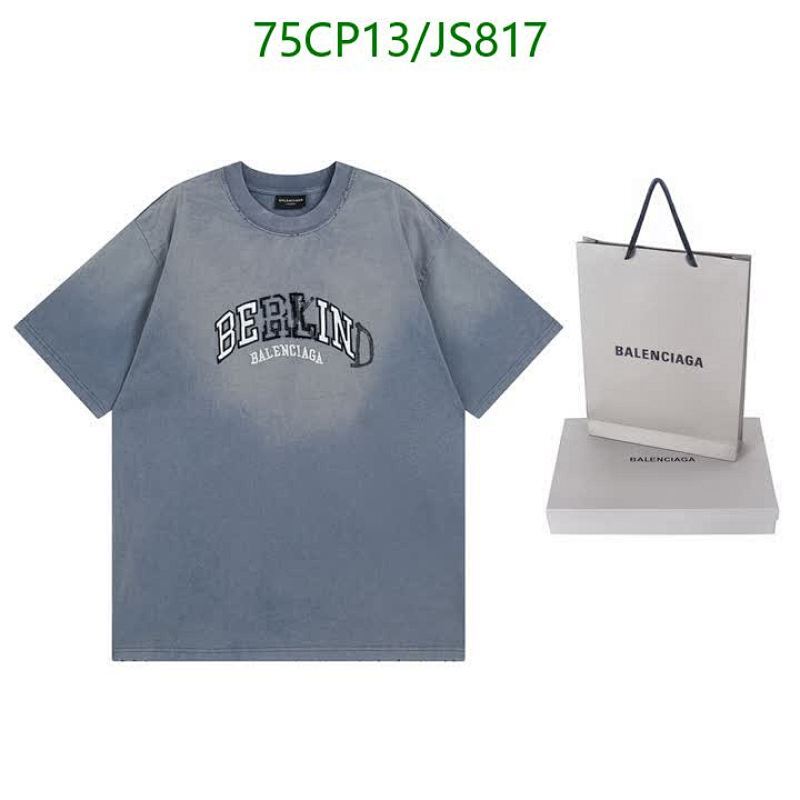 Balenciaga Berlin Cotton T-Shirt, Casual Short Sleeve Tee Shirt, Grey