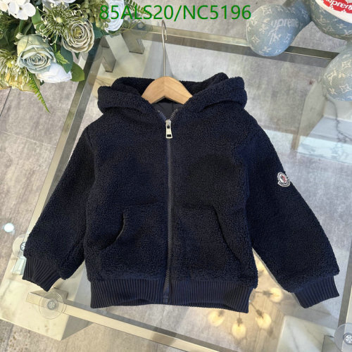 Moncler Kids' Plush Fleece Zip-Up Hoodie - Cozy & Stylish Outerwear