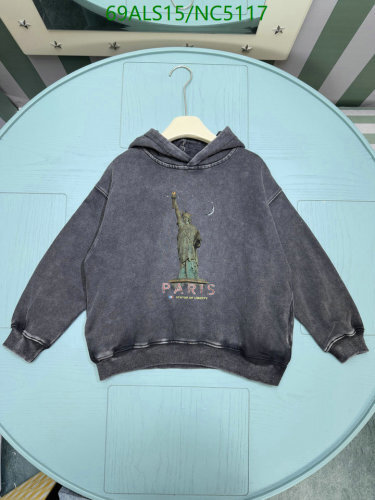 Balenciaga Kids' Distressed Statue of Liberty Hoodie - Parisian Style