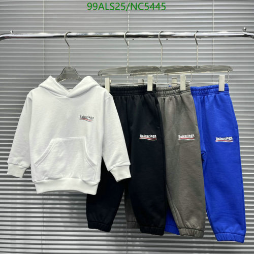 Balenciaga Kids' Cotton Blend Tracksuit - Stylish and Comfortable Outfit