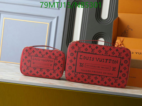 Louis Vuitton Red Monogram Coated Canvas Bag, Stylish and Functional
