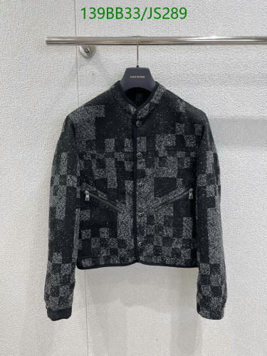 Louis Vuitton Cotton-Blend Jacket with Checkerboard Pattern - JS289