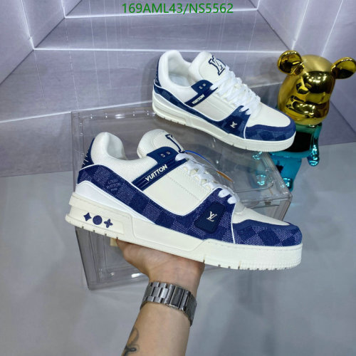 Louis Vuitton Unisex Cowhide Sneakers, Stylish and Comfortable EU35-46