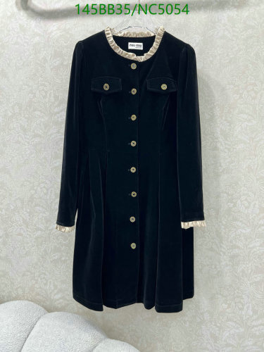 Miu Miu Black Velvet Mini Dress with Gold Button - Elegant & Chic