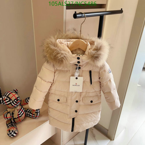 Moncler Kids' Down Padded Jacket with Fur Trim - Warm and Stylish Outerwear