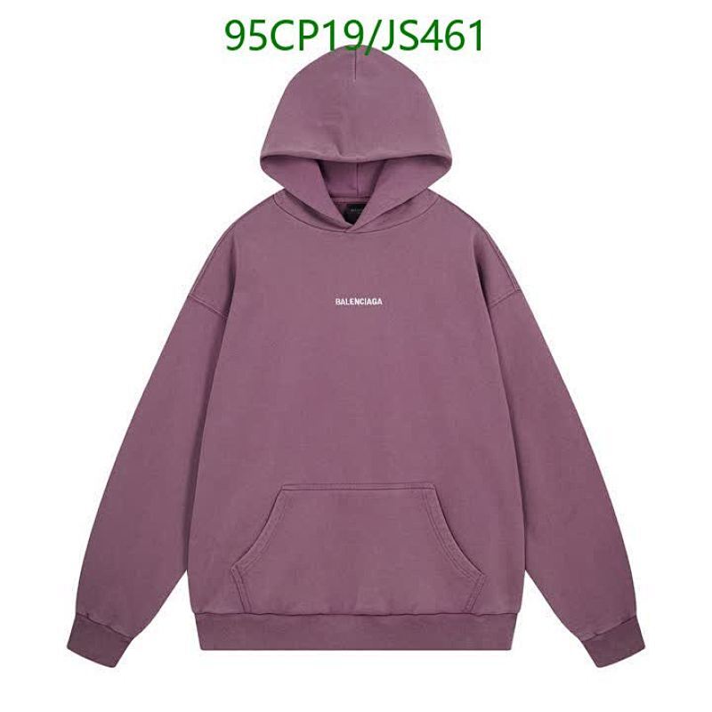 Balenciaga Cotton Hoodie - Stylish Comfort, Available in Sizes XS to L