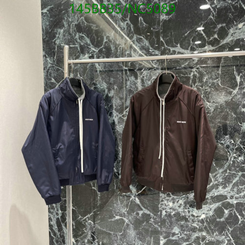 Miu Miu Wool-Blend Jacket | Stylish Zip-Up Bomber | Sizes S-M-L