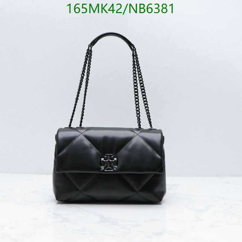 Tory Burch Kira Quilted Chain Shoulder Bag, Black Cowhide Leather, 23/29cm 7 Tory Burch Kira Quilted Chain Shoulder Bag, Black Cowhide Leather, 23/29cm
