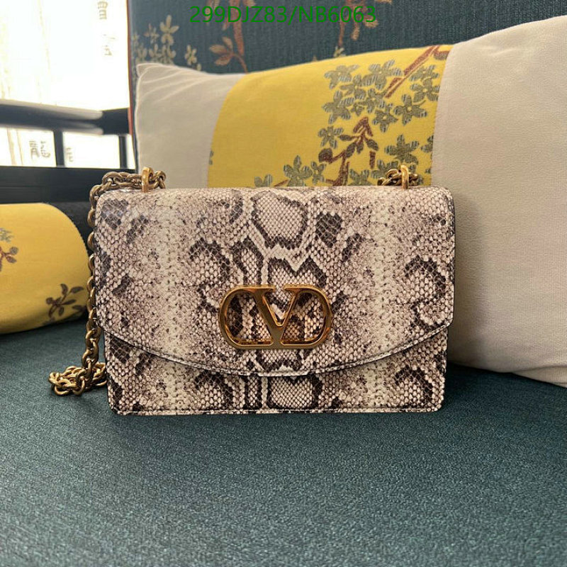 Valentino Garavani Locò Small Shoulder Bag in Python Print Leather