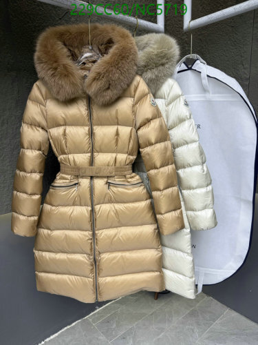 Moncler Women's Down Jacket with Fur Hood - Warm and Stylish Winter Coat