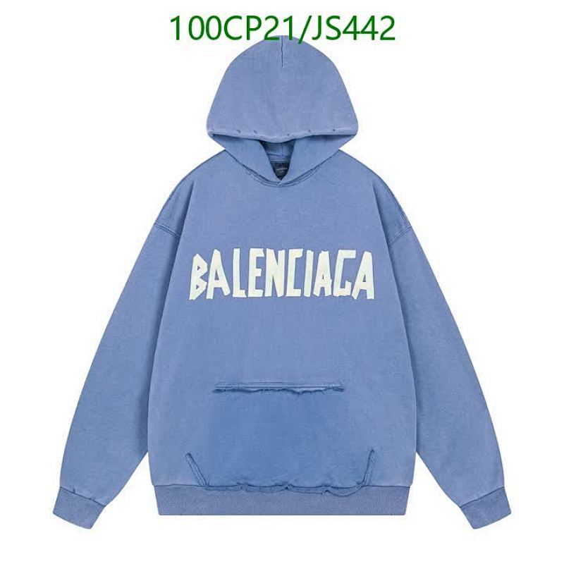 Balenciaga Cotton Hoodie - Stylish and Comfortable (XS-L) - JS442