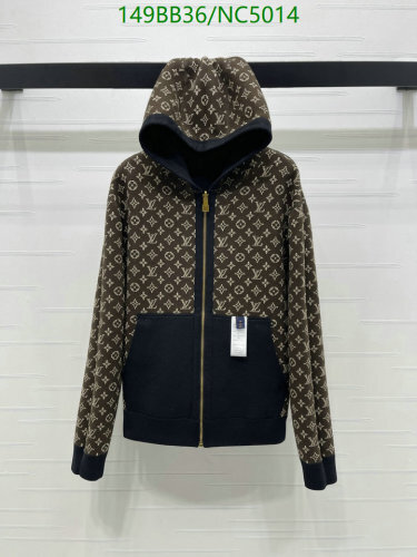 Louis Vuitton Monogram Wool Hoodie - Stylish and Comfortable, Available in S-M-L