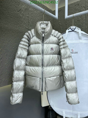 Moncler Down Jacket: Stylish Unisex Winter Coat, White Goose Down, Sizes 1-4