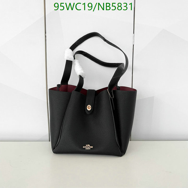 Coach Genuine Leather Tote Bag, Black, 27.5*24*12.5CM, Stylish and Functional
