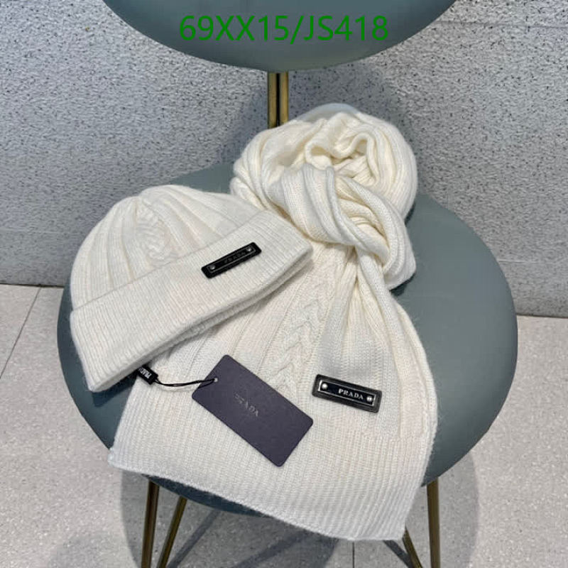 Prada Wool Hat and Scarf Set - Stylish Winter Accessories