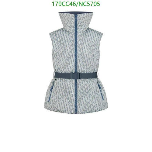 Dior Women's Sleeveless Padded Jacket with Belt - Stylish & Warm Vest