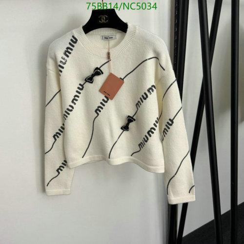 Miu Miu Women's Wool Sweater with Bow Detail - Stylish and Comfortable 2 Miu Miu Women's Wool Sweater with Bow Detail - Stylish and Comfortable