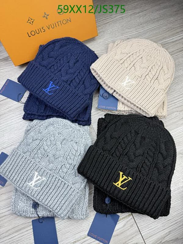 Louis Vuitton Wool Blend Beanie Hat, Warm Knit Cap for Winter, Multiple Colors