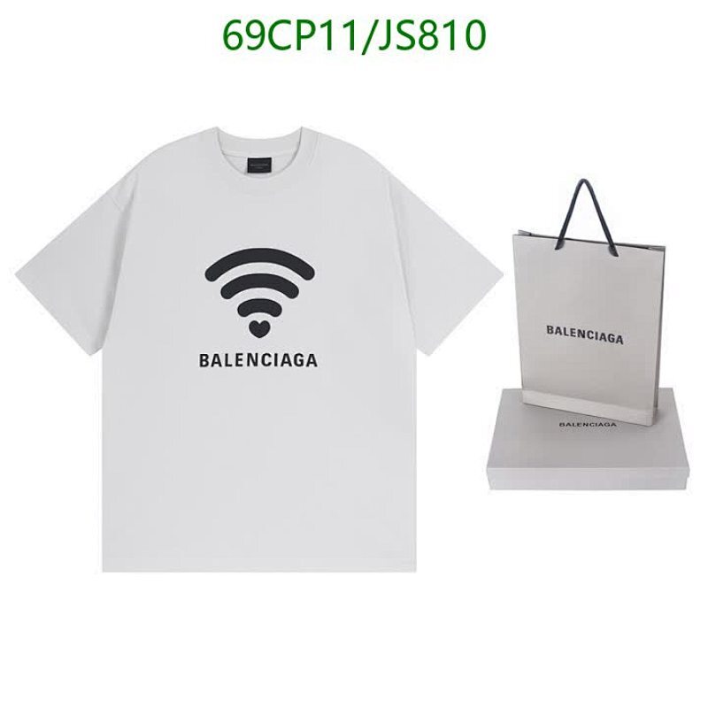 Balenciagaa Heart Wifi Logo White Cotton T-Shirt - XS to L 3 Balenciagaa Heart Wifi Logo White Cotton T-Shirt - XS to L