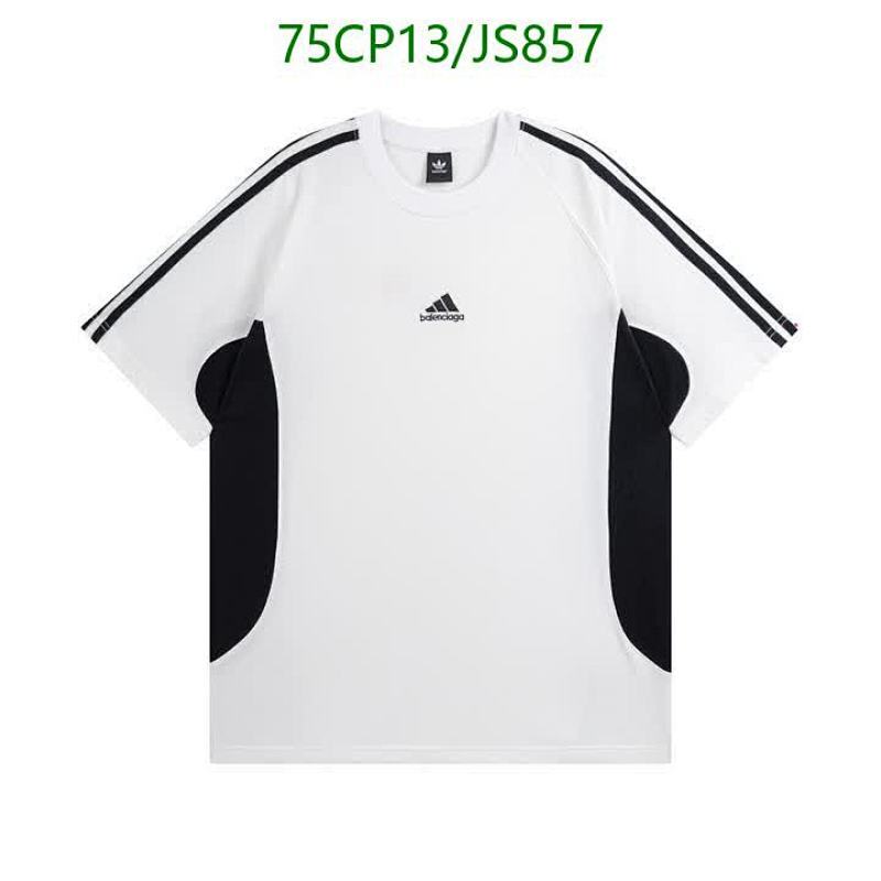 Balenciaga x Adidas Collaboration T-Shirt - White Cotton Blend 3 Balenciaga x Adidas Collaboration T-Shirt - White Cotton Blend