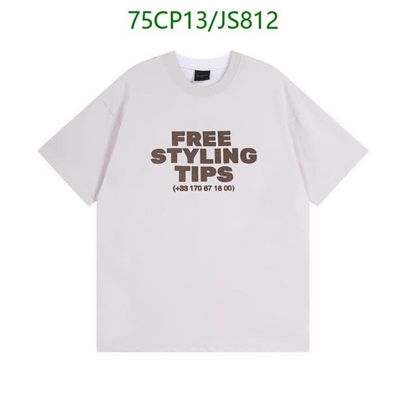 Balenciaga White Cotton T-shirt with 'Free Styling Tips' Print - XS to L 3 Balenciaga White Cotton T-shirt with 'Free Styling Tips' Print - XS to L