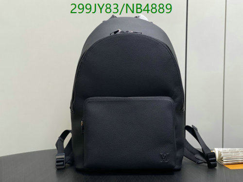 Louis Vuitton Leather Backpack, 42-19-32CM, Model M15259 - Perfect for Daily Use