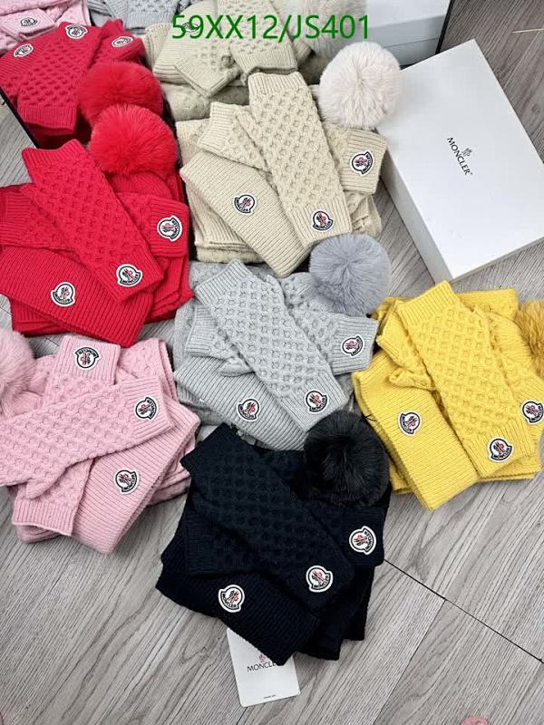 Moncler Knitted Wool Scarf with Pom-Pom - Warm and Stylish Winter Accessory