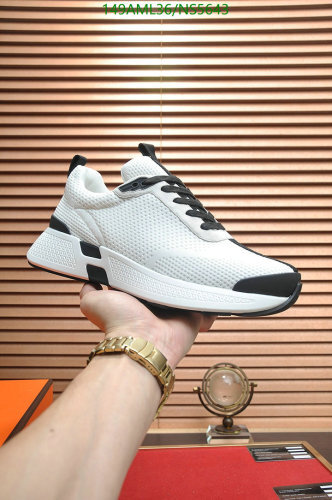 Hermes Men's White Cowhide Sneakers - EU38-44 - Comfortable and Stylish