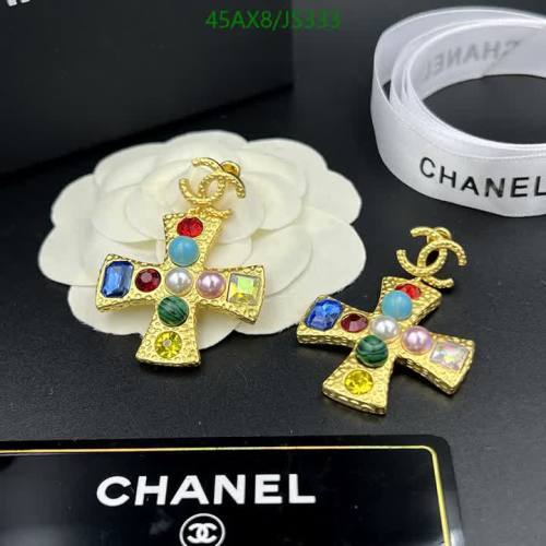 Chanel Cross Drop Earrings Gold-Tone Metal with Multicolor Rhinestones, 1.2 x 0.9 in 6 Chanel Cross Drop Earrings Gold-Tone Metal with Multicolor Rhinestones, 1.2 x 0.9 in