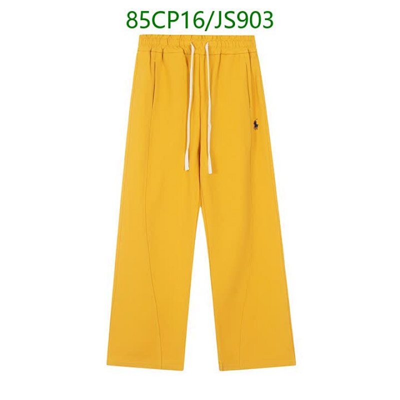 Ralph Lauren Women's Wide-Legged Track Pants - Mustard Yellow, Sizes S-XL